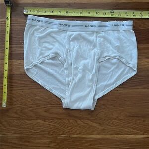 Hanes Men's Classic White Briefs